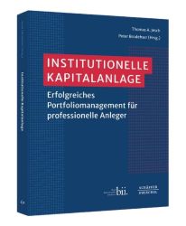 Buchcover: Institutionelle Kapitalanlage