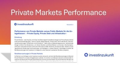 Research Paper zur Performance von Private Markets versus Public Markets