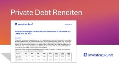 Research Paper zu Renditeerwartungen von Private Debt