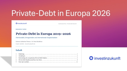 Research Paper Private Debt Markt 2026 von investinzukunft